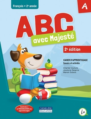 ABC avec Majesté 2 - Cahiers d’apprentissage A et B - Versions imprimée et numérique + Aide-mémoire + act. interactives - 1 an1
