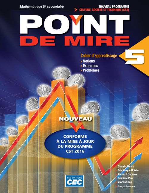 Point de mire 5e secondaireCST - Cahier d'apprentissageCST - Cahier d'apprentissage 5e secondaire Version papier