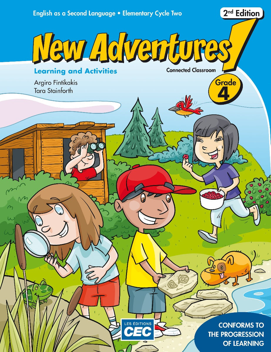 New Adventures|Grade 4 - Learning and Activities Book, 2nd Ed. - Free web version with teacher's access