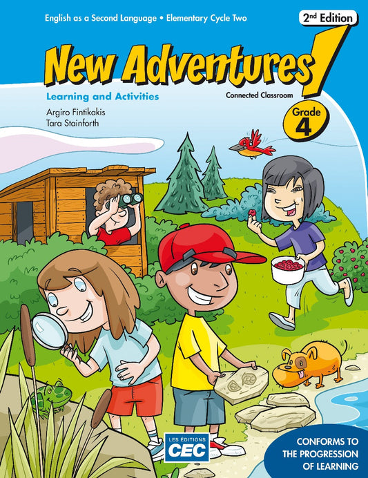New Adventures|Grade 4 - Learning and Activities Book, 2nd Ed. - Free web version with teacher's access