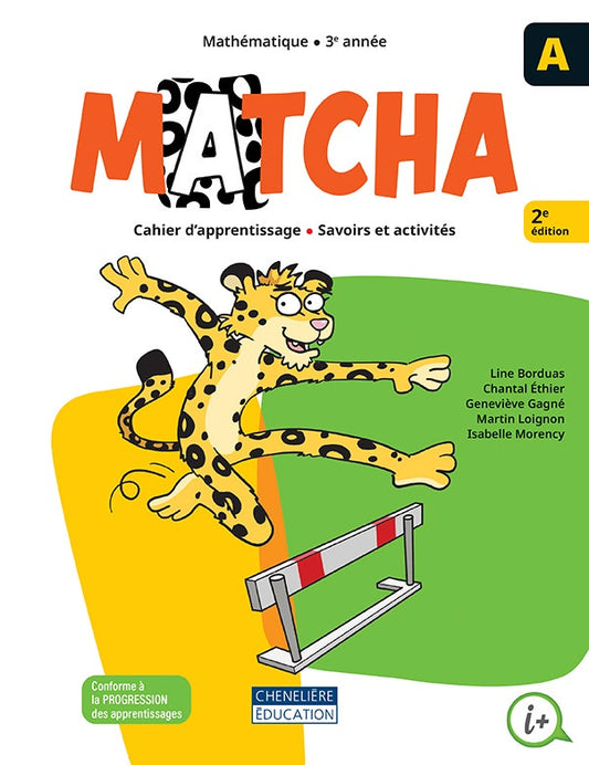 Matcha 3 - Cahiers d'apprentissage A et B − versions imprimée et numérique + aide-mémoire + recueil de situations problèmes + act. interactives - 1 an¹