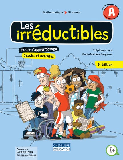 Les irréductibles 5 - Cahiers d'apprentissage A et B − versions imprimée et numérique + aide-mémoire + recueil de situations-problèmes + act. interactives - 1 an¹